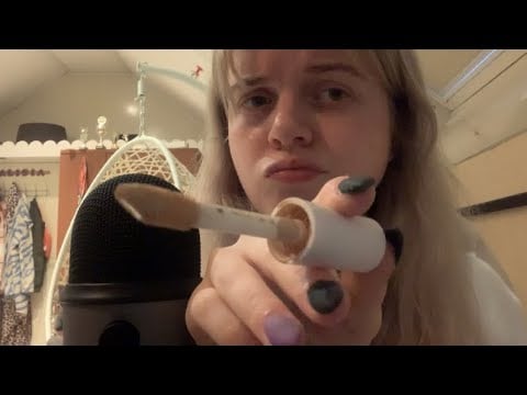 fast & aggressive doing your makeup!! [asmr]