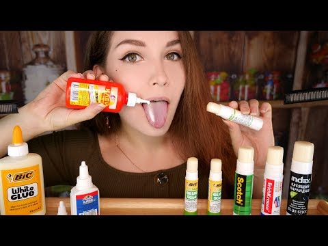 АСМР Итинг 🍼 КЛЕЙ🥄 ASMR Edible GLUE [PRANK] (No Talking)🥛