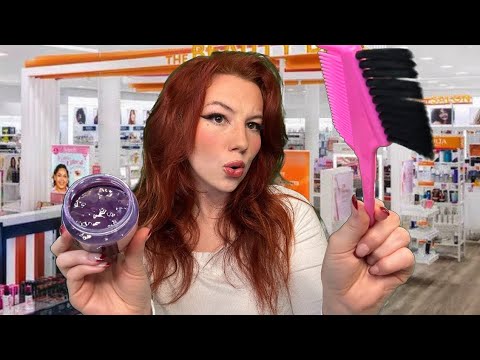 ASMR Ulta Hair Stylist 🎀 Gives You A Full Hair Makeover✨ (dye, cut, style)