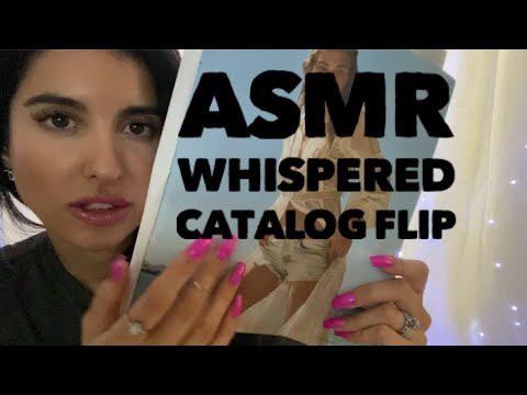 ASMR Gum Chewing Catalog Flip - Showing You the Free People May 2022 Collection (Whispered) 🏝🐚