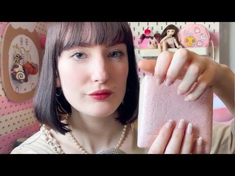 ASMR - Close up ear to ear whispers and sweet relaxing triggers 🍥