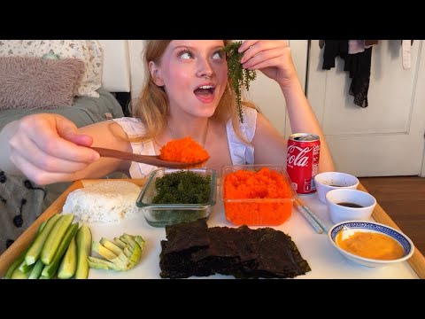 ASMR ~ SEAGRAPES VS FISH EGGS 🌊🍇🐟