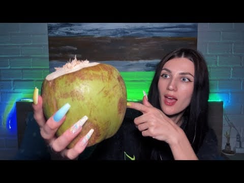 ASMR Coconut Tapping 🥥 + Relaxing Rain Sounds 🌧️ Sleep & Deep Relaxation
