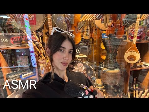 ASMR | بریم توی ساز فروشی؟؟؟🥁🪇🎷