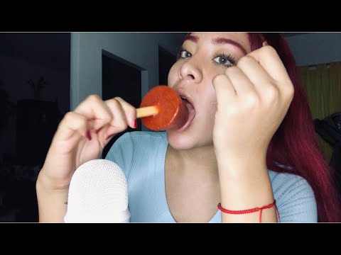 🔥ASMR EN ESPAÑOL| CHUPANDO PALETA🔥