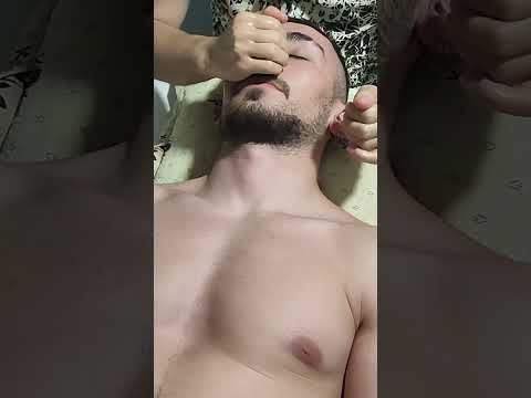 RELAXING MASSAGE THERAPY FOR HEAD AND FACE #satisfying #relaxing #asmr #shorts #massage