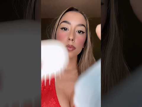 ASMR Straightening Your Hair (Camera Touching) #asmrshorts #asmr #asmrhair #hairstraightening