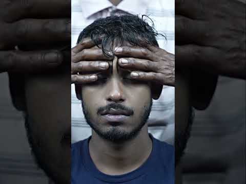 Amazing Old School Head Massage With Neck Cracking ASMR #shorts