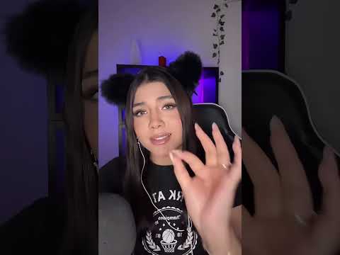ASMR   Te mido la carita ☺️ IG： Anny asmr 💕 #asmr #inaudible #asmrsounds #susurros  #inaudible