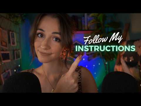 ASMR Follow My Instructions with eyes closed 😴🌙 for SLEEP