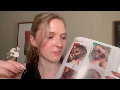 ASMR Wedding Guest Hair Consultation 🌸 Finding Your Perfect Hairstyle