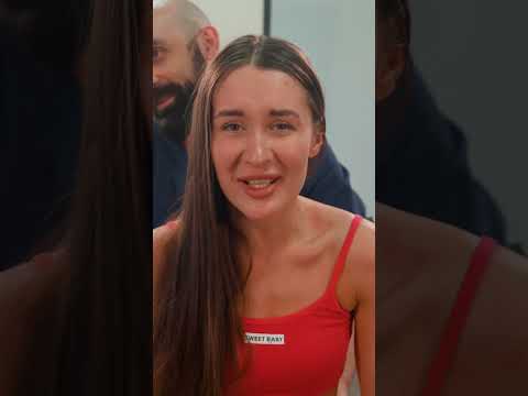 Deep core massage + cracking | chiropractor transforms Christina #shorts