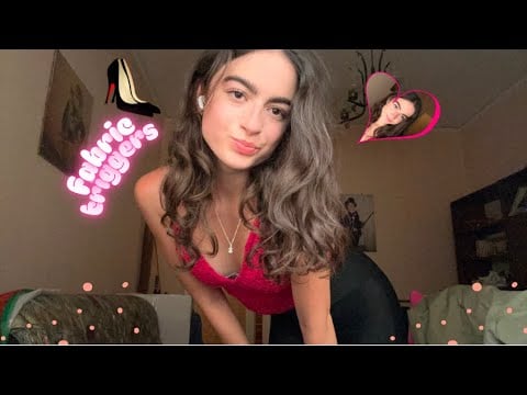 lofi ASMR | fast and aggressive fabric/body scratching, (camera) tapping, mouth sounds…