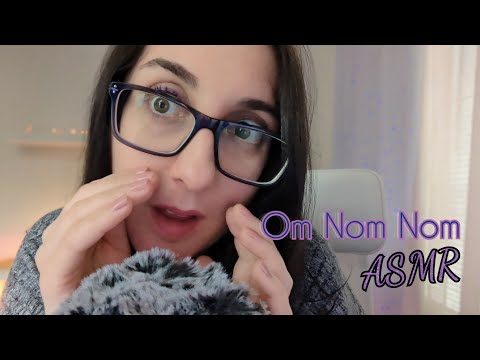 ASMR Repeating OM NOM NOM NOM (Om nom Mouth sounds ASMR)