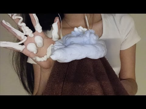 ASMR  Pretend Barbershop Hair Washing Sounds (Massage & Scratching)🫧