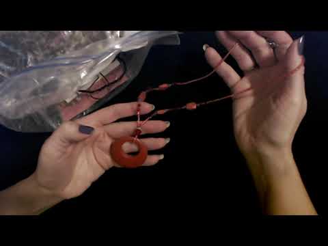 ASMR | Goodwill Jewelry Bag Show & Tell 4-21-2021 (Whisper)