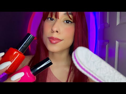 ASMR Doing Your Nails Quickly (Fast RP personal attention)