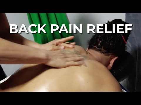 Relaxing Back Massage | Slow Restorative Techniques | Soothing ASMR
