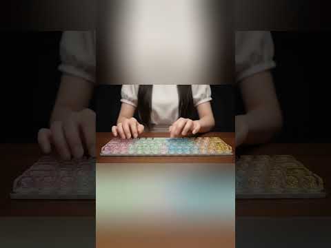 Color Keyboard #asmrsounds #asmrvideo #keyboardasmr