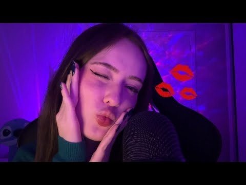 ASMR te dando BEIJINHOS de ORELHA a ORELHA! 💋 (arrepios garantidos) 