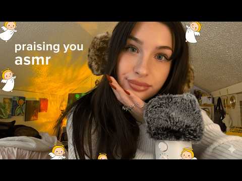Praising You ASMR (personal attention, positive affirmations, mouth sounds)