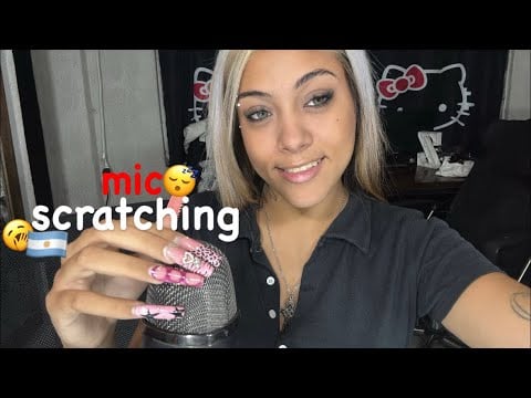 ASMR MIC SCRATCHING 