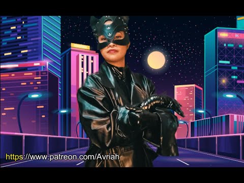 ASMR Catwoman in Shiny Leather | Hypnotic Roleplay