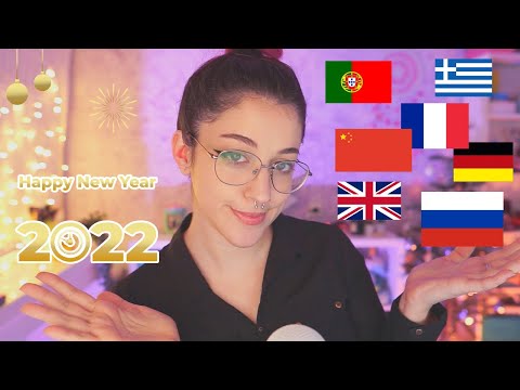 ASMR EN VARIOS IDIOMAS - Happy New Year in different languages