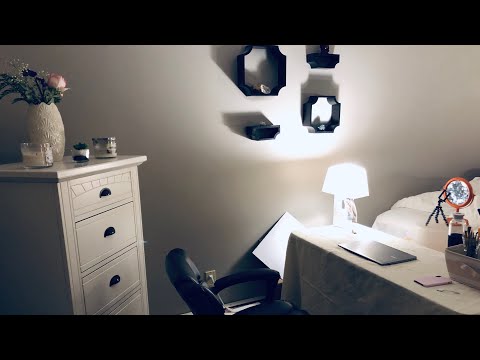 ASMR! Requested Room Tour!  * Tapping + Scratching