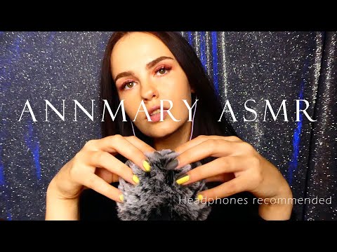 ASMR fluffy mic and soft talking (It's OK)