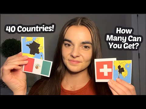 ASMR Can You Guess the Capital? | 40 Geography Trivia Questions