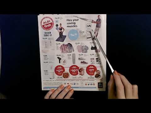 ASMR | Sales Circular Show & Tell w/Pointer 2-20-2023 (Soft Spoken)