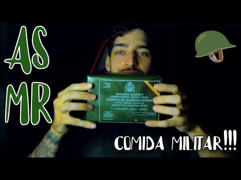 ASMR Comiendo COMIDA MILITAR l EATING SOUNDS l SeluAsmr!!!💂