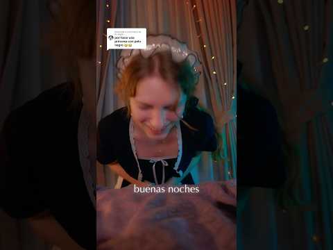 Tu SIRVIENTA REAL te prepara para dormir 👑 ¡qué pelos! ✂️