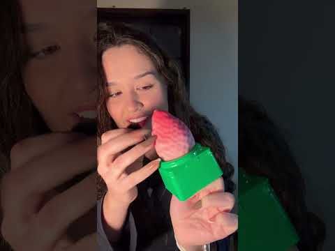 {ASMR} provando sorvetes coreanos #asmrcomida  #asmrsorvete #asmreating  #asmrmukbangfood