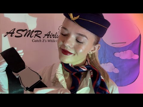 ASMR Comforting Flight Attendant Roleplay ✈️🤍