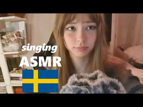 Singing swedish lullabies + fluffy mic scratching and personal attention | ASMR