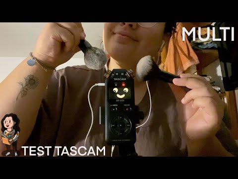 ASMR - Test TASCAM DR-05X Multi déclencheurs (Mouth Sounds, Brushing, Liquid Sounds, &More...)
