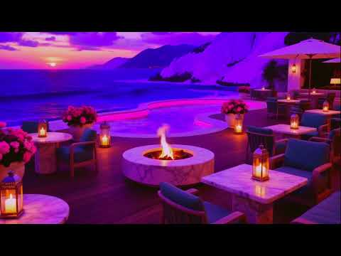 Relaxing Sounds of Smooth Jazz Music and Soft Ocean Waves for Relaxation and Sleeping
