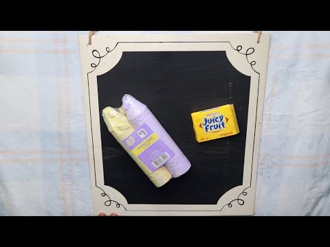 Chalk Board ASMR Juicy Fruit