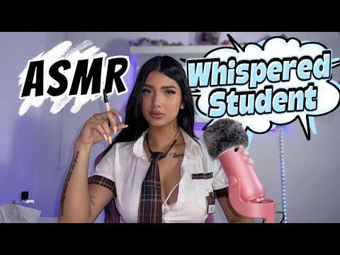 Roleplay Tu estudiante coqueta ASMR | A Flirty Whispered Class With Subtitles