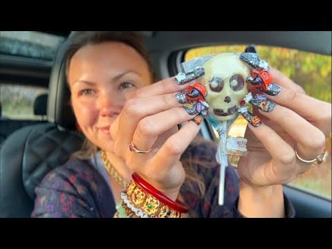 asmr/ big Halloween haul💀🍬(+ vintage Polly Pockets)