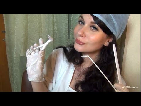 ASMR/АСМР (HD. English 3D): ENT. Medical exam. Role play. (ЛОР. Медосмотр. Ролевая игра.)