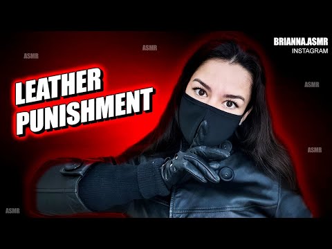 ASMR 🤫 ASMR LEATHER JACKET 🤫 ASMR ROLEPLAY, ASMR GIRLFRIEND, ASMR LEATHER, ASMR KIDNAP, ASMR GLOVES