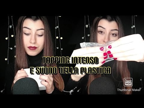 🇮🇹ASMR ITA• TAPPING and sound of plastic 😴😴 #asmr #sounds #tapping
