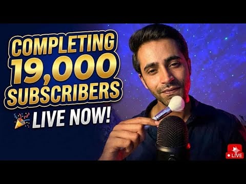 Completing 19,000 Subscribers LIVE! 🥳🔥