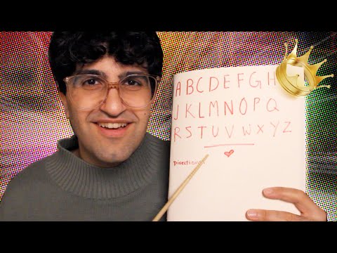 [ASMR] Teaching You The Alphabet (You're A Baby King) (British Accent)