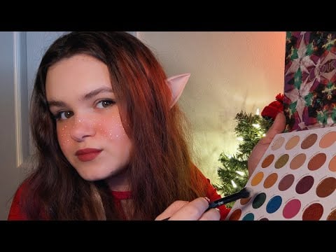 Elf Does Your Makeup at The North Pole ASMR