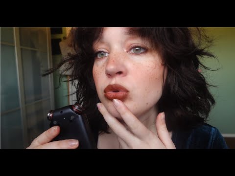 ASMR tascam kisses & mouth sounds (no talking, ear to ear)