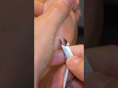 ASMR: Traditional Chinese Foot Blade Pedicure Massage #shorts